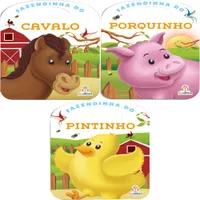 Kit da Fazendinha: Cavalo, Pintinho e Porquinho