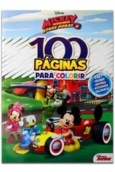 100 Páginas para Colorir - Mickey Aventuras Sobre Rodas
